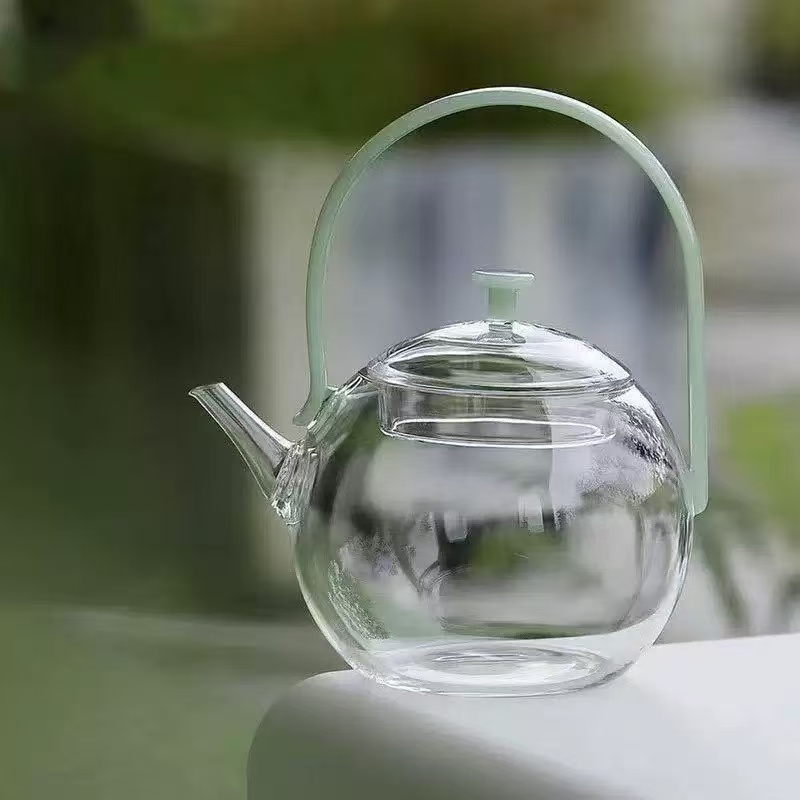 Tea-cooking glass pot