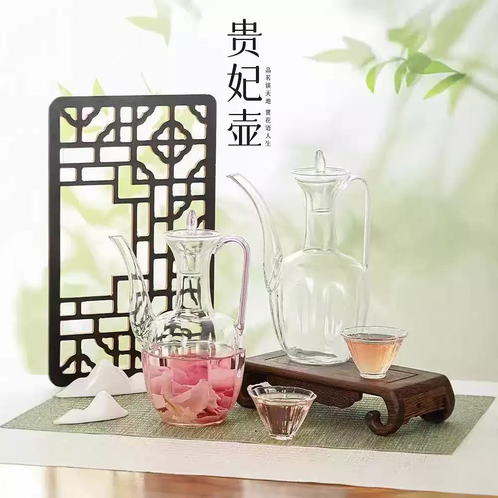 Chinese glass wine pot