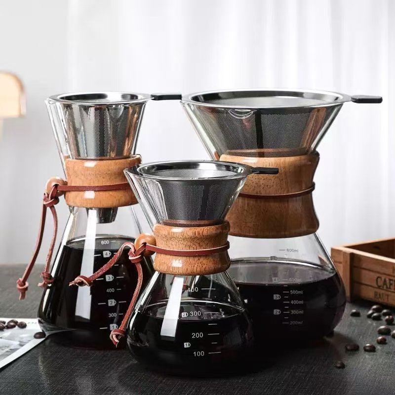Hand-brewed coffee pot