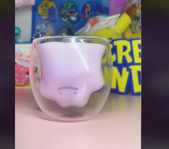 Shaped coloured glass